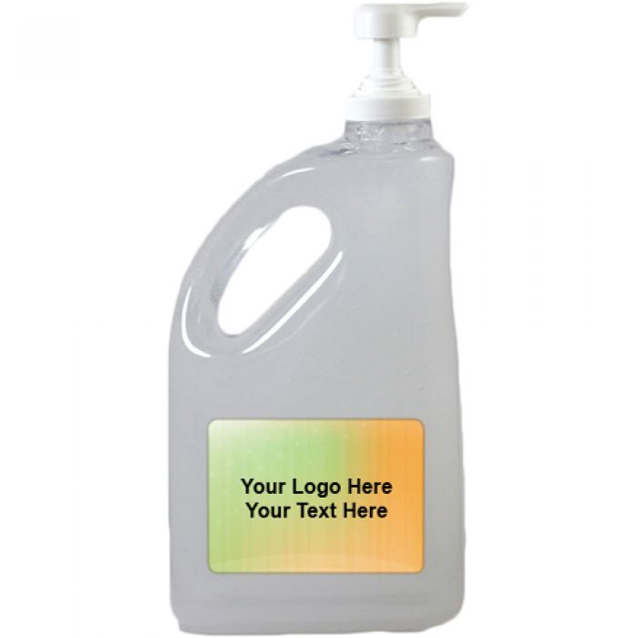 64 Oz Custom Printed Hand Sanitizer Jugs