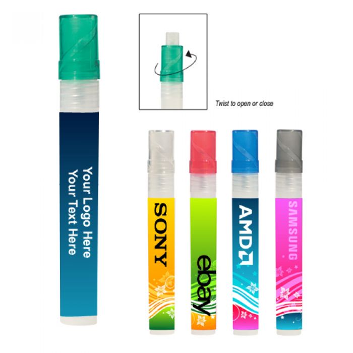 Custom .27 Oz Twist-Top Hand Sanitizer Sprays