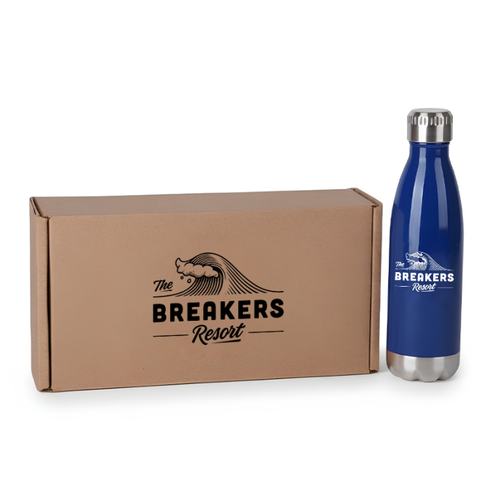 17 Oz Custom Imprinted Cascade Bottles with Gift Box