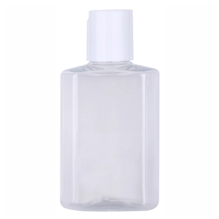2 Oz PPE Square Gel Bottles for Hand Sanitizer