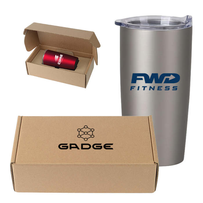 20 Oz Customized Everest Velvet-Touch Tumblers with Gift Box