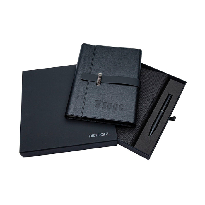 Bettoni® Custom Printed Sorrento Journal and Pen Giftsets