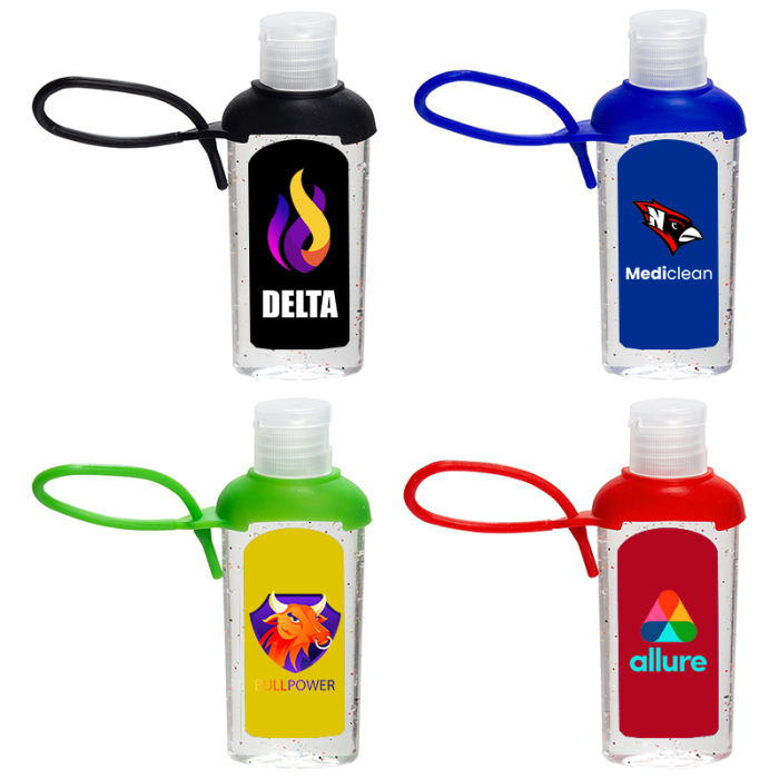 Custom Caddy Strap 2 Oz Hand Sanitizers