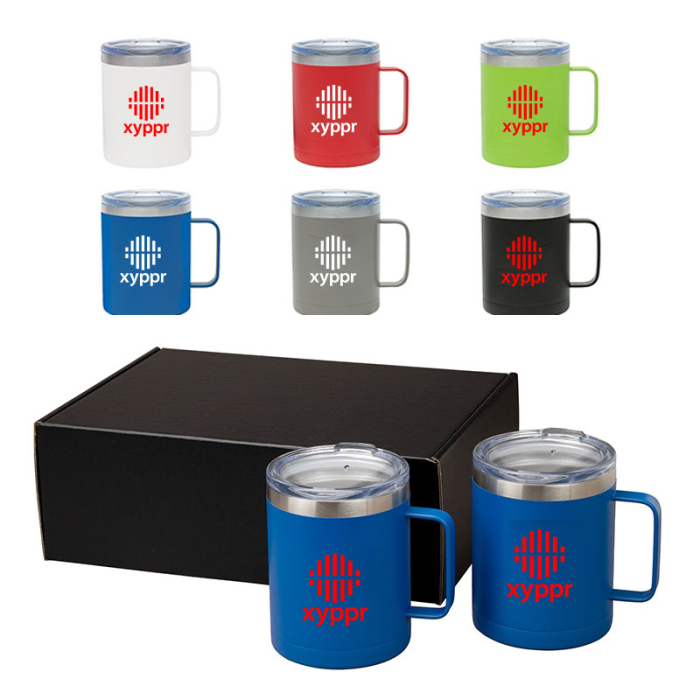 Custom Printed Camper II Two-Piece Camping Mug Gift Sets