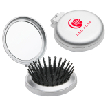 Custom Printed Travel Disk Brush and Mirrors