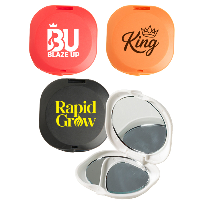 Diva™ Personalized Double Compact Mirrors