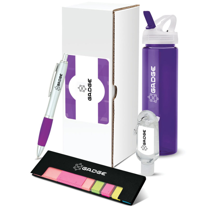 Custom Printed Lounge 4-Piece Trade Show Gift Sets