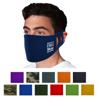 Custom Printed Protective Stretchable Polyester Face Masks