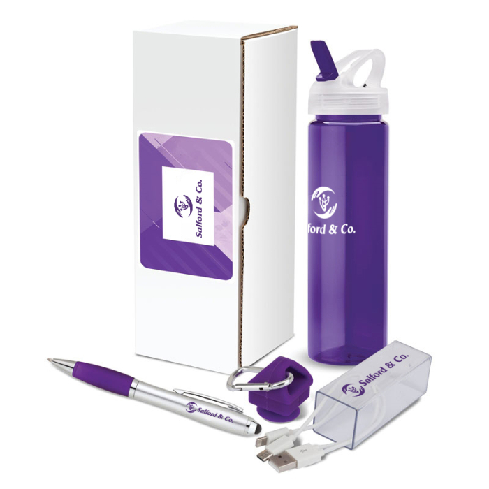 Imprinted Salon 3-Piece Trade Show Gift Sets
