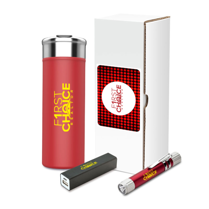 Imprinted Shield 3-Piece Safety Gift Sets