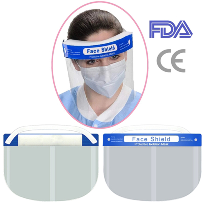 Optically Clear PPE Face Shields
