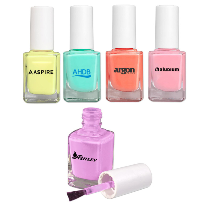 Personalized 0.5 Oz Pastel Nail Polishes