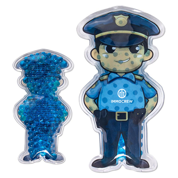Imprinted Policeman Hot and Cold Gel Packs