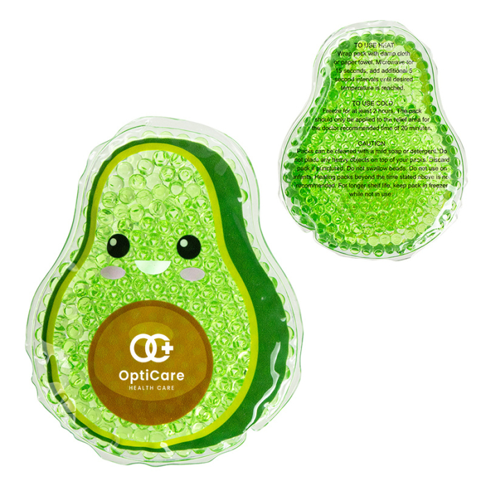 Personalized Avocado Aqua Pearls™ Hot and Cold Packs