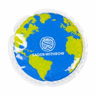 Earth Shaped Aqua Hot and Cold Packs