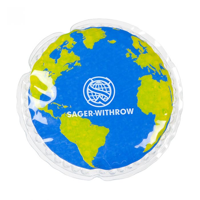 Promotional Earth Shaped Aqua Hot and Cold Packs