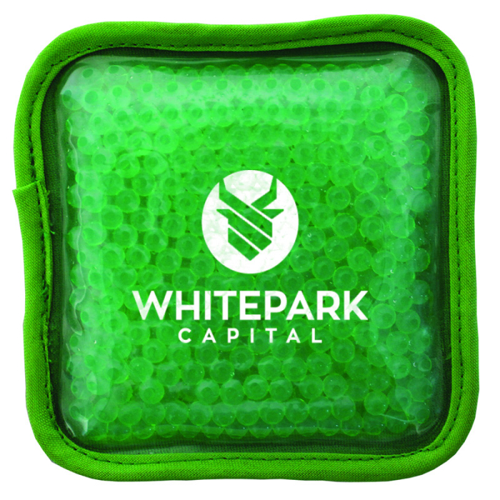Promotional Plush Square Gel Bead Hot/Cold Packs