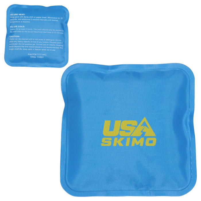 Promotional Square Nylon-Covered Hot/Cold Packs