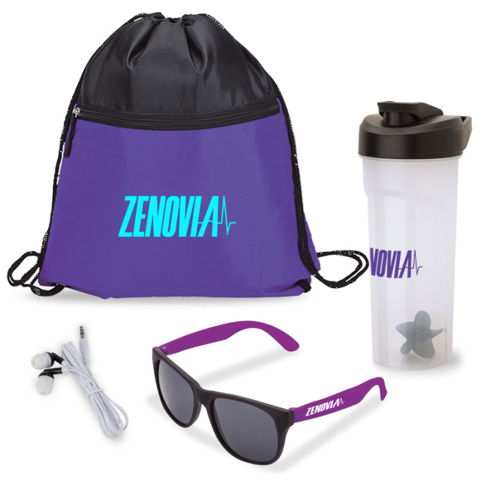 Promotional Athletic 4-Piece Fitness Gift Sets