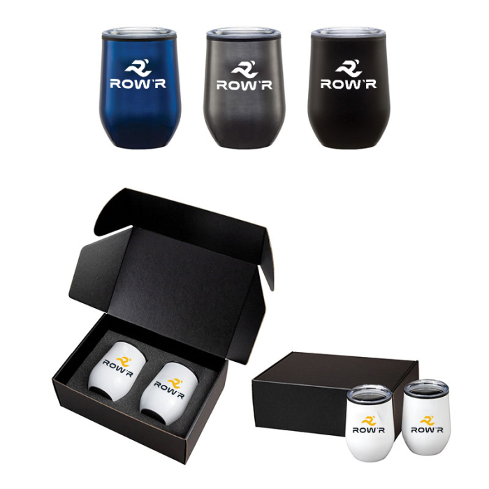 Promotional Matteo II Two-Piece Wine and Whiskey Tumbler Gift Sets