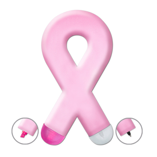 Awareness Ribbon Shaped Double Sided Highlighter...