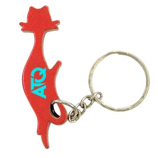 Cat Shape Bottle Opener Keychains