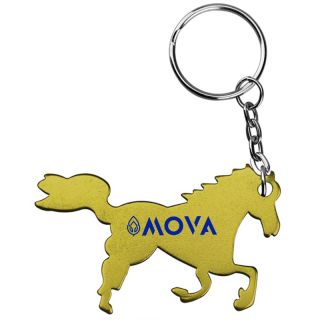 Horse Shape Bottle Opener Keychains