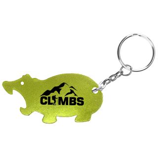 Hippo Shape Bottle Opener Keychains