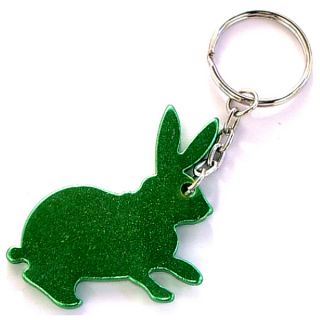 Rabbit Shape Bottle Opener Keychains