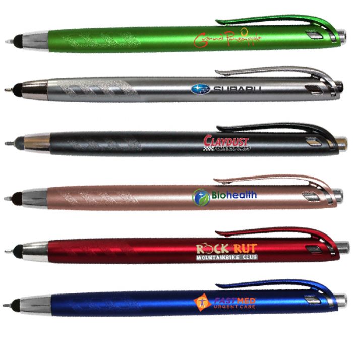 Custom Imprinted Full Color Matte Paragon Stylus Pens