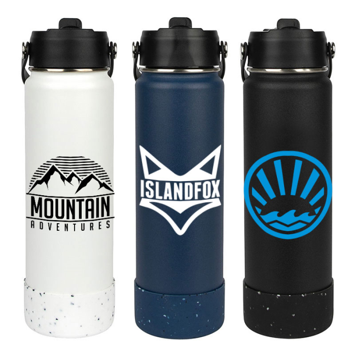 27 Oz Custom Waverly Double Wall Stainless Steel Water Bottles