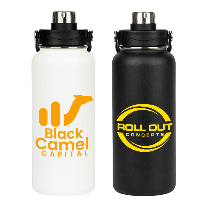 34 Oz Customized Neptune Double Wall Stainless Steel Water Bottles