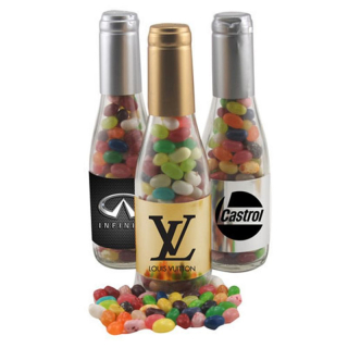 Champagne Bottles with Jelly Bellies