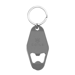 Motel Style Metal Key Tags with Bottle Opener