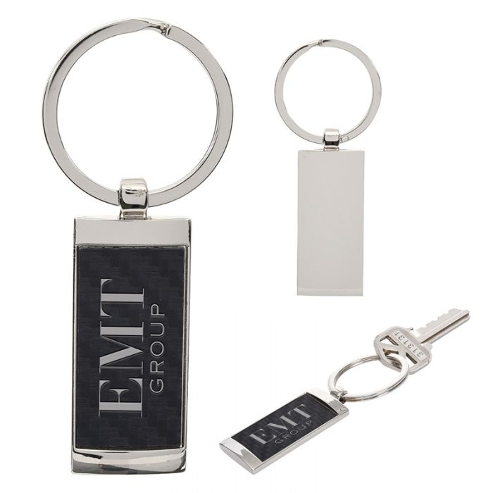 Custom Printed Bryan Carbon Fiber Key Rings