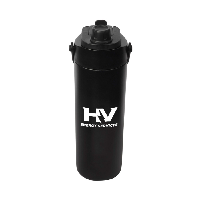 Customized 22 Oz Calverton Double Wall Recycled Stainless Steel Water Bottles