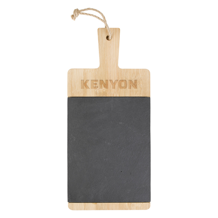Customized Bamboo and Slate Charcuterie Cutting Boards