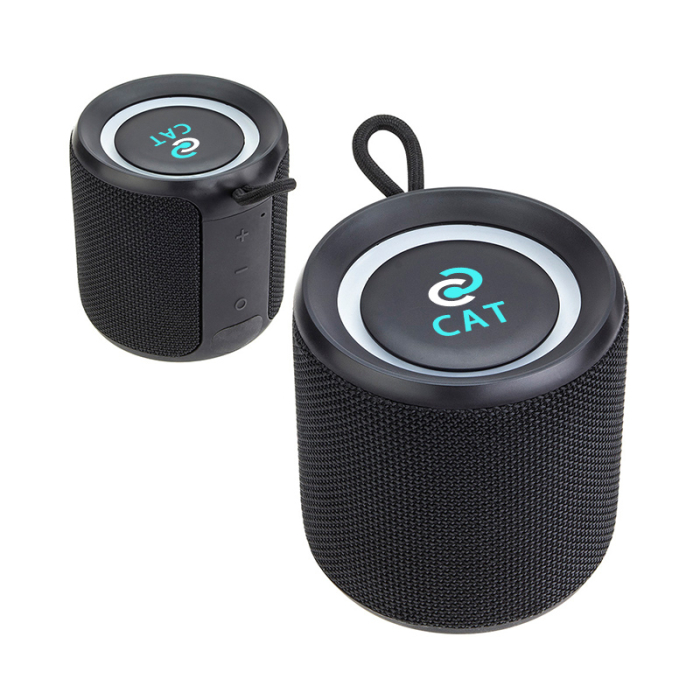 Customized Cobalt Light-Up IPX6 Waterproof Wireless Speakers
