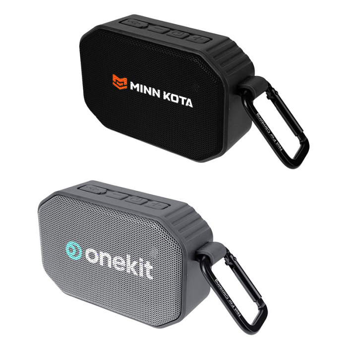 Customized Mini Magnet Speakers with Carabiners