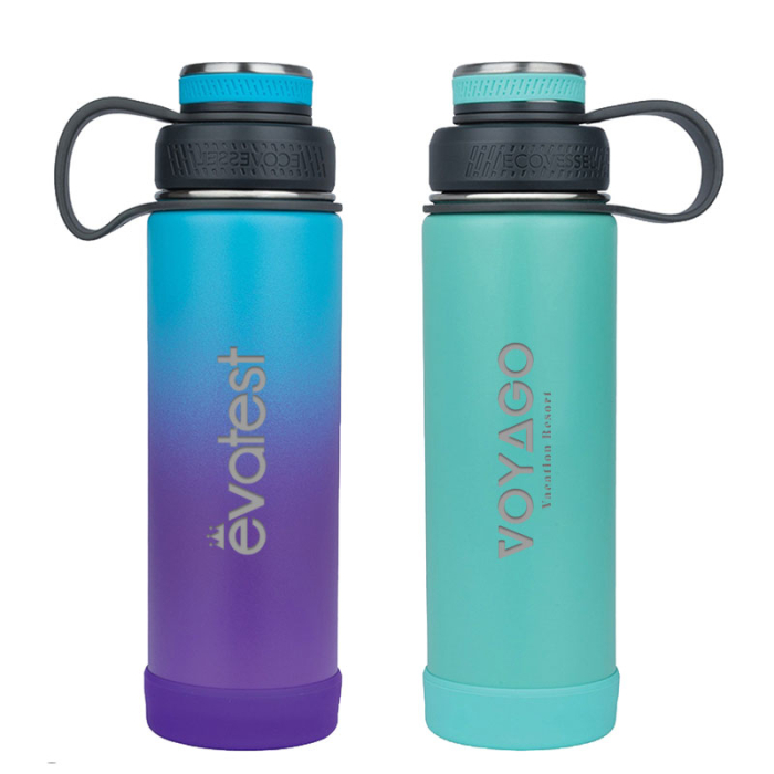 EcoVessel® 20 Oz Custom Printed Boulder Vacuum Insulated Water Bottles