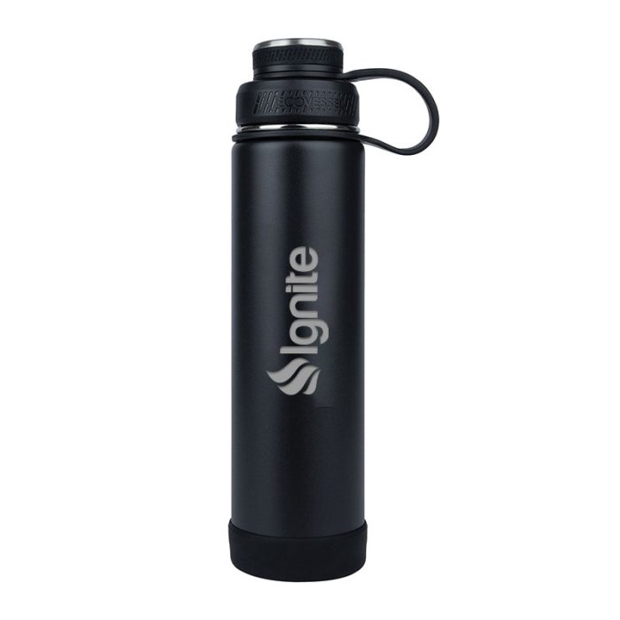 EcoVessel® 24 Oz Custom Imprinted Boulder Vacuum Insulated Water Bottles