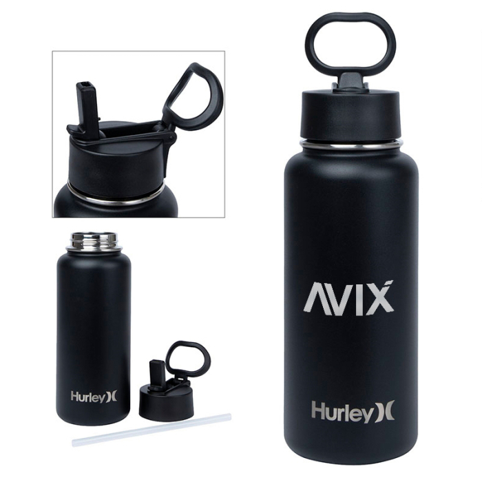 Hurley® 32 Oz Imprinted Oasis Vacuum Insulated Water Bottles