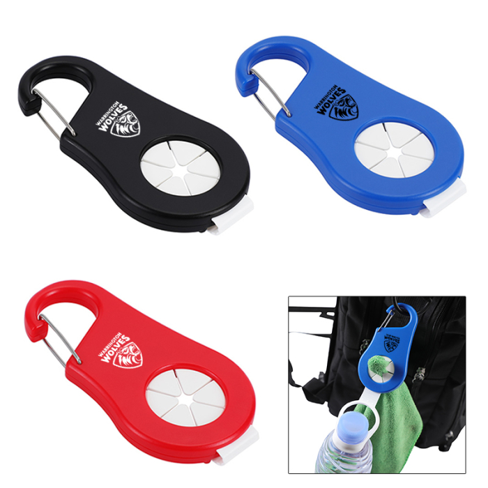 Imprinted Clipper Towel and Bottle Holders