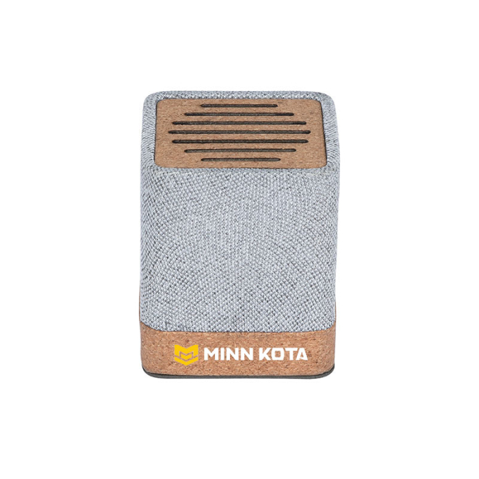 Imprinted Grayson 5W RPET and Cork Wireless Speakers