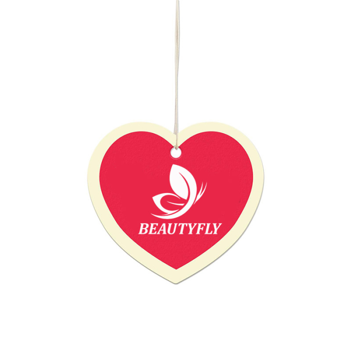 Imprinted Heart Shaped Air Fresheners