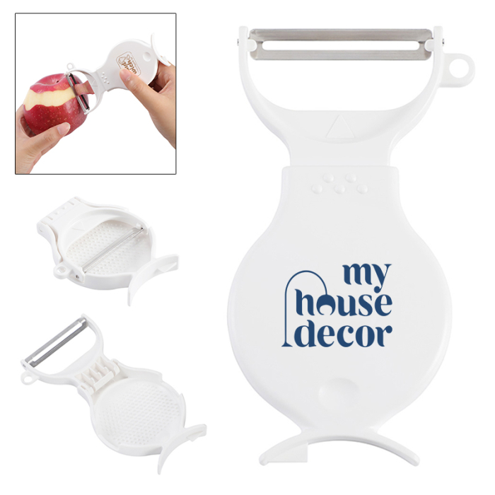 Imprinted Pare 3-in-1 Peelers and Grinders