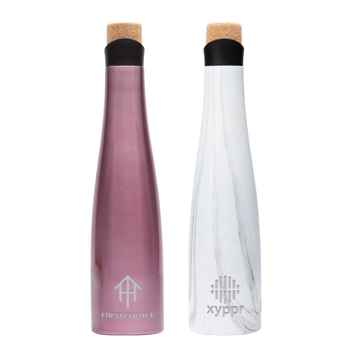 Liquid Fusion® 25 Oz Custom Vacuum Insulated Steel Wine Carafe Bottles