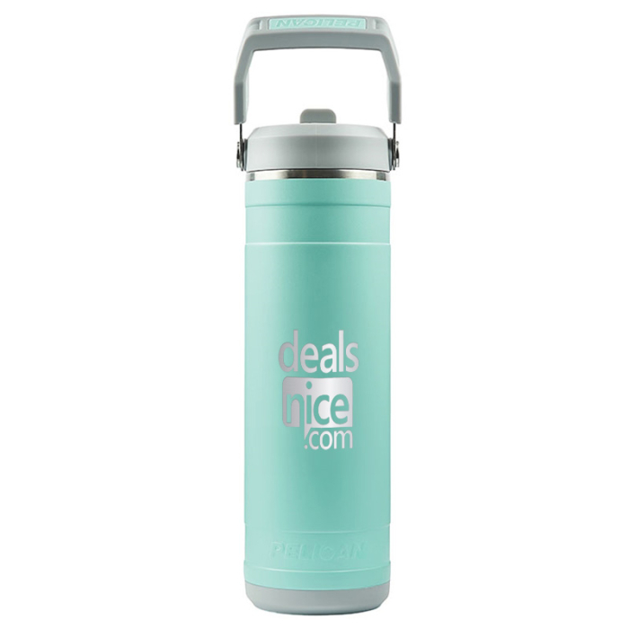 Pelican Pacific™ 26 Oz Customized Recycled Double Wall Stainless Steel Water Bottles