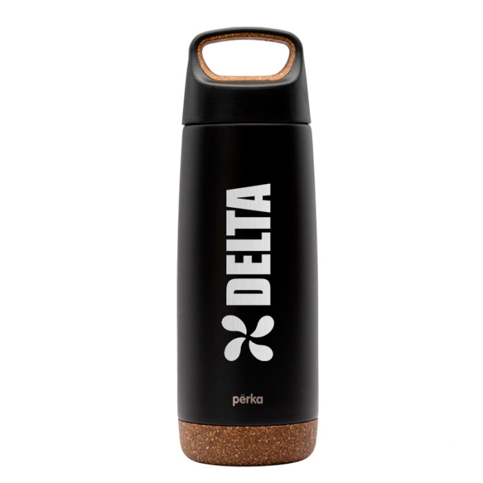 Perka® 20 Oz Promotional Axton Double Wall Stainless Steel Bottles