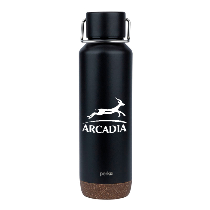 Perka® 24 Oz Customized Cabrillo Double Wall Stainless Steel Water Bottles